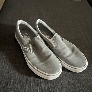 Grey Slip-on Vans